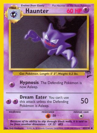 Haunter 43/130 - Base Set 2-1