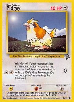 Pidgey 86/130 - Base Set 2-1