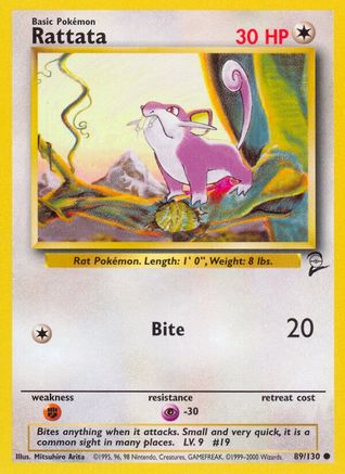 Rattata 89/130 - Base Set 2-1