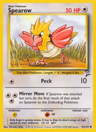Spearow 92/130 - Base Set 2-1