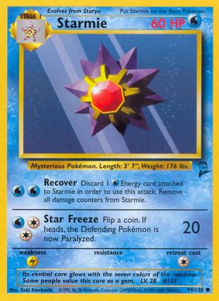 Starmie 94/130 - Base Set 2-1