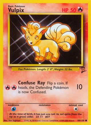 Vulpix 99/130 - Base Set 2-1