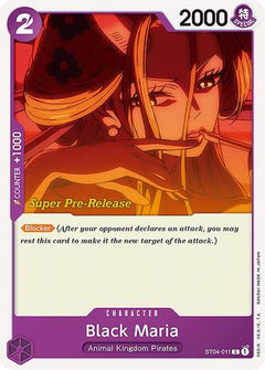 Black Maria (ST04-011) - Super Pre-Release Starter Deck 4: Animal Kingdom Pirates-1