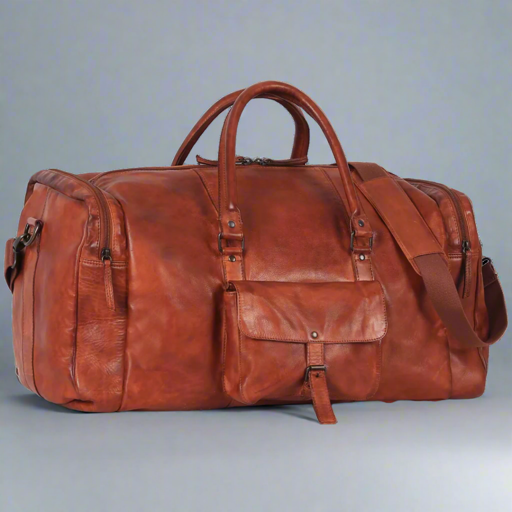 MET 5 Pocket Leather Duffle Bag-2