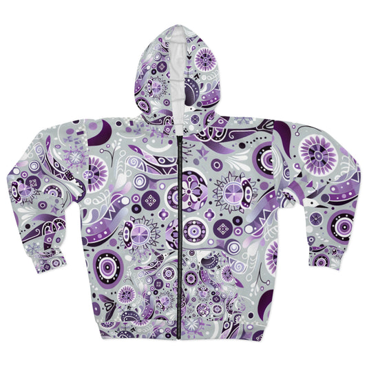 Vibrant Unisex Zip Hoodie