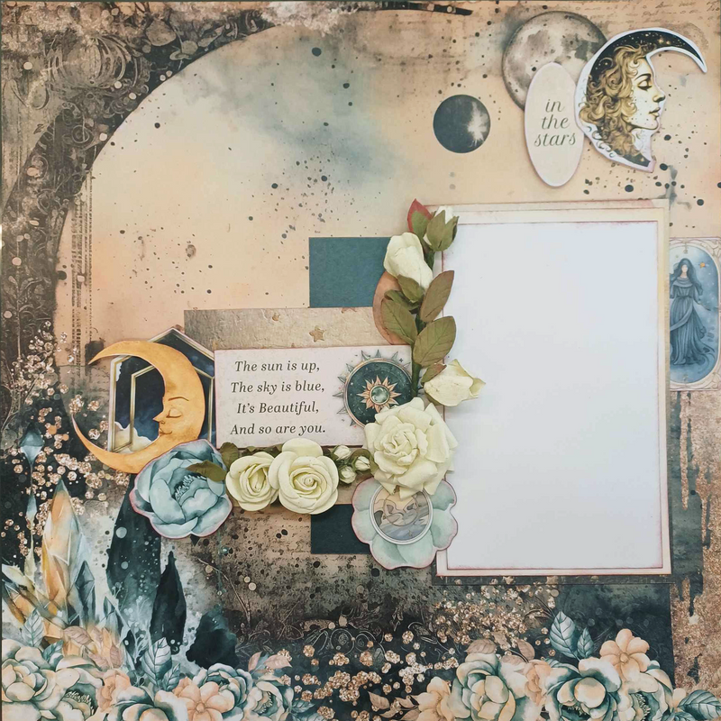 3Quarter Designs Celestial Skies 12x12 Scrapbook Collection-7