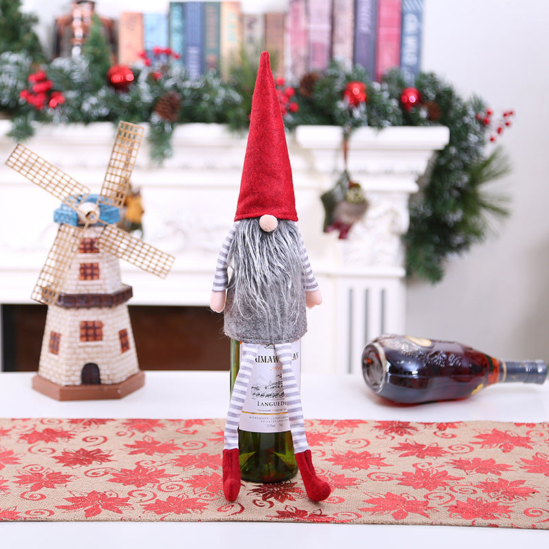 Christmas Decorations Christmas Wine Bottle Socks-76