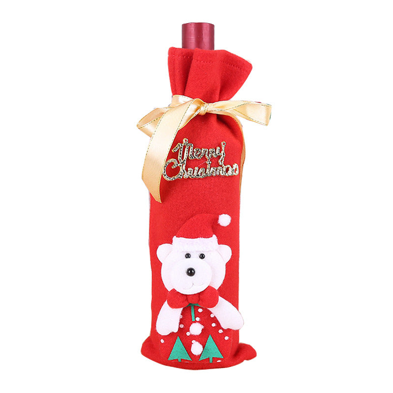 Christmas Decorations Christmas Wine Bottle Socks-80