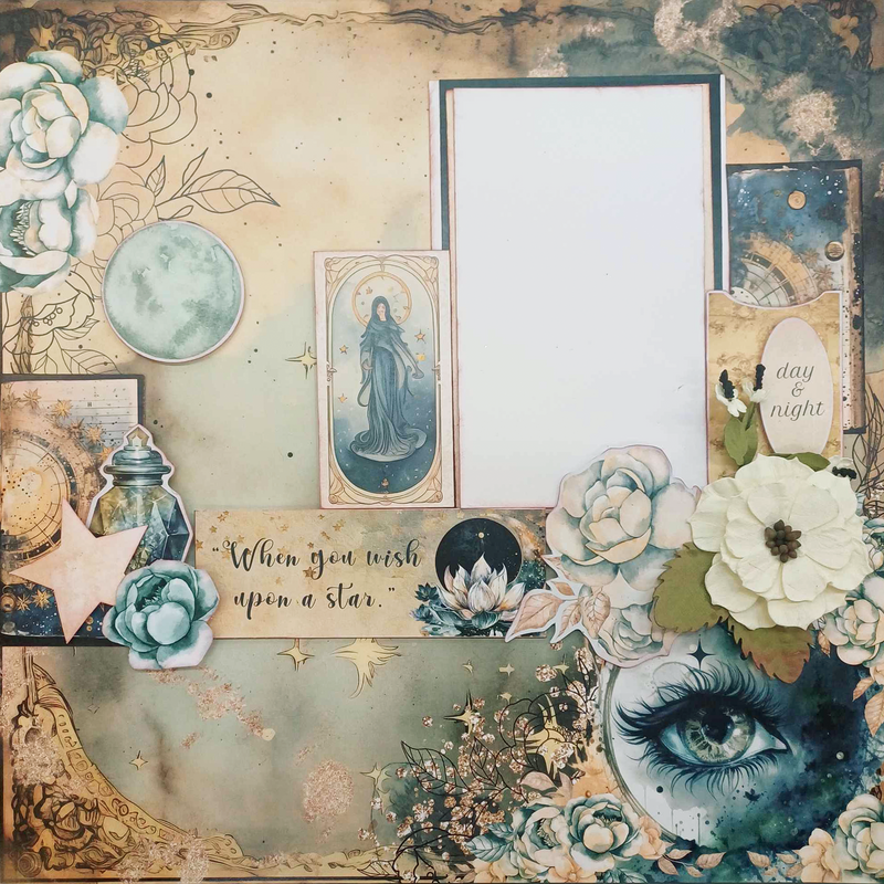 3Quarter Designs Celestial Skies 12x12 Scrapbook Collection-11