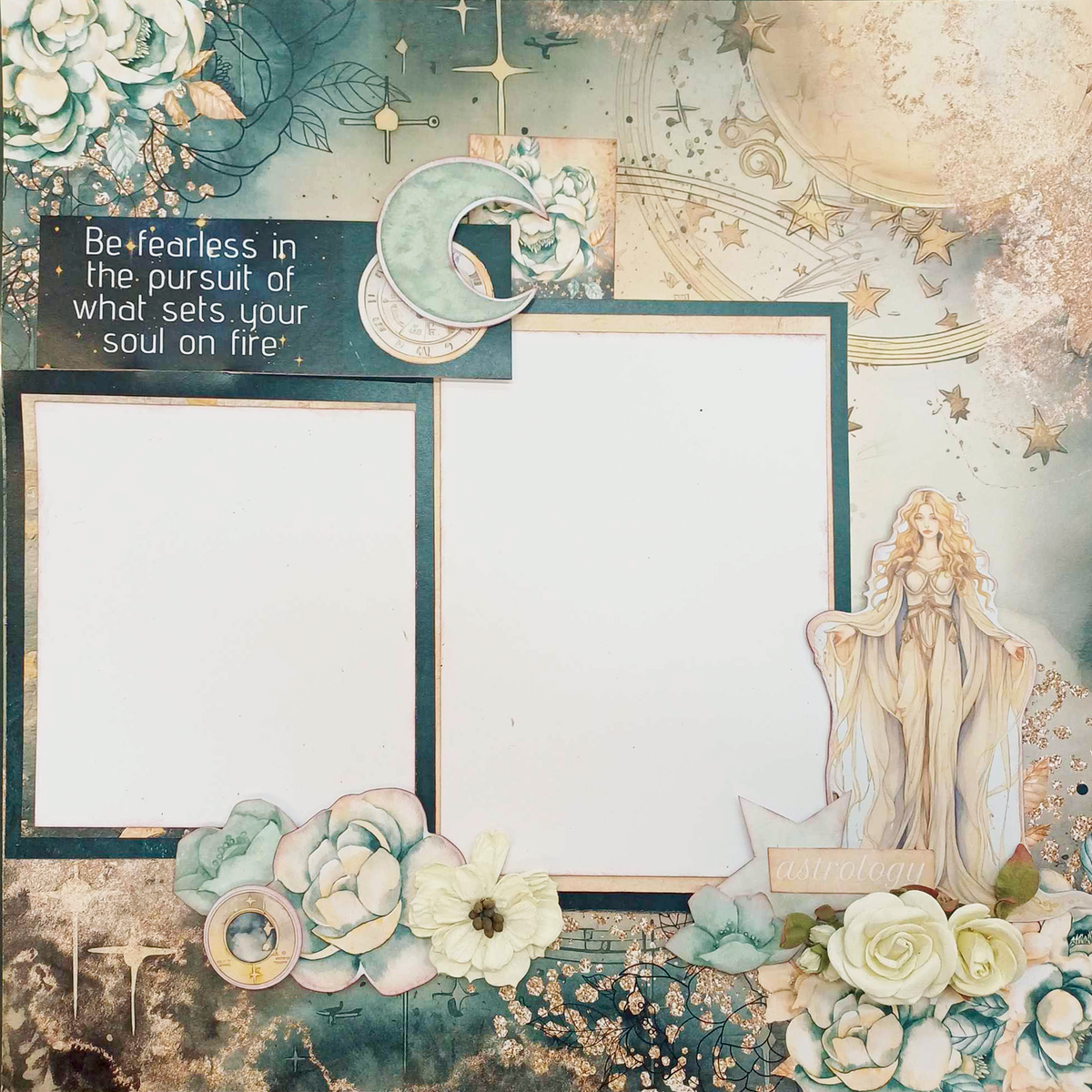 3Quarter Designs Celestial Skies 12x12 Scrapbook Collection-12