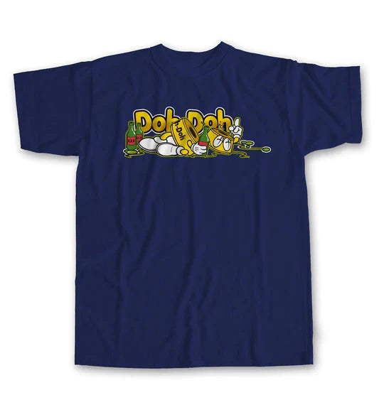 Shorty's 'Doh Doh Yellow' Tee - Navy-1