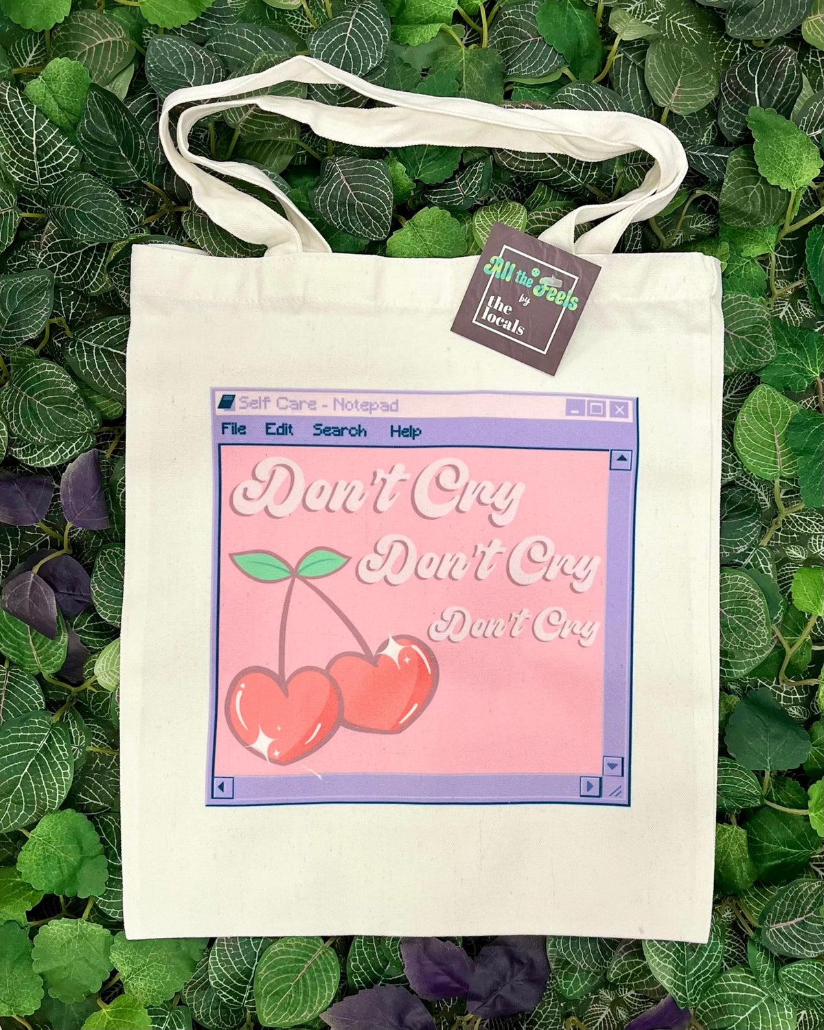 Don't Cry Tote Bag-1