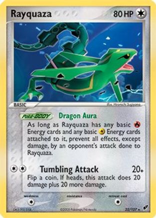 Rayquaza - 22/107 - Deck Exclusives Holofoil-1