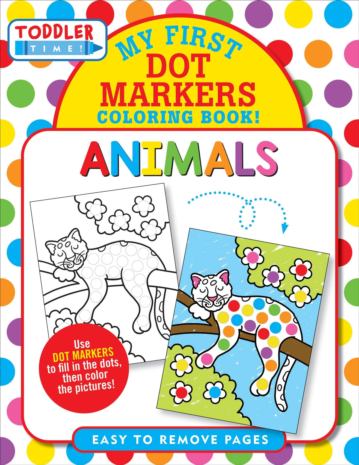 Peter Pauper Press - My First Dot Markers Coloring Book! Animals - Ages 3+-1