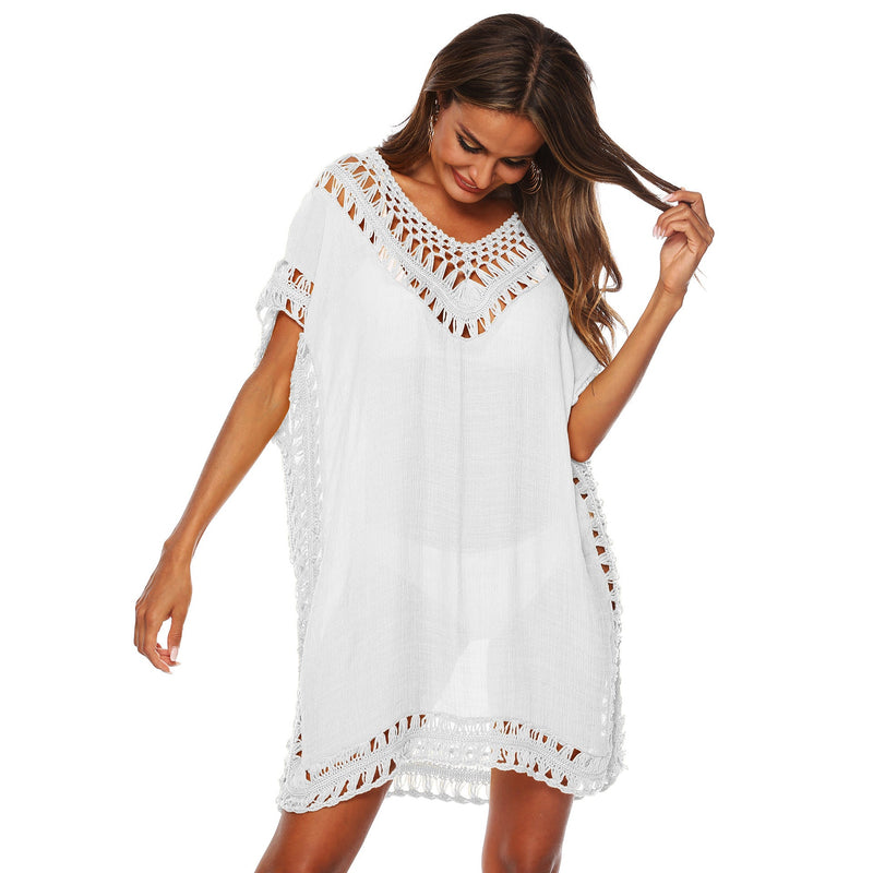 Beach bikini blouse-7