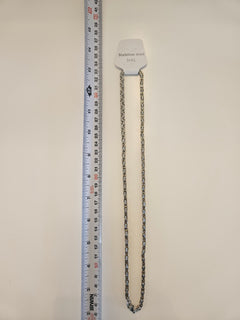 316L Stainless Steel Byzantine Link Chain Necklace-1