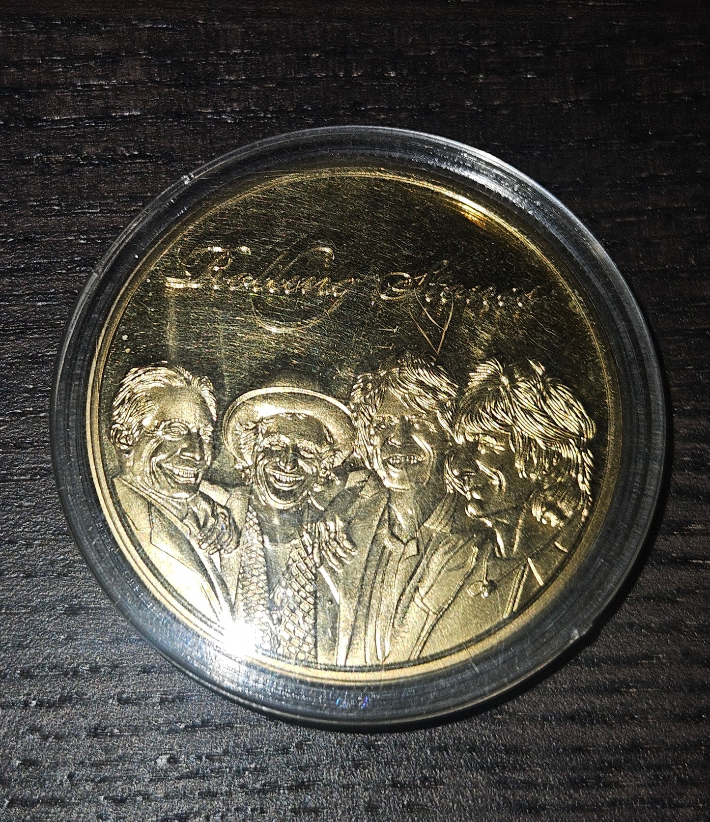 2014 Rolling Stones Gold-Clad and Colorized Commemorative Souvenir Medallion