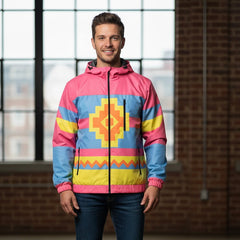 Pink Horizon Windbreaker-3