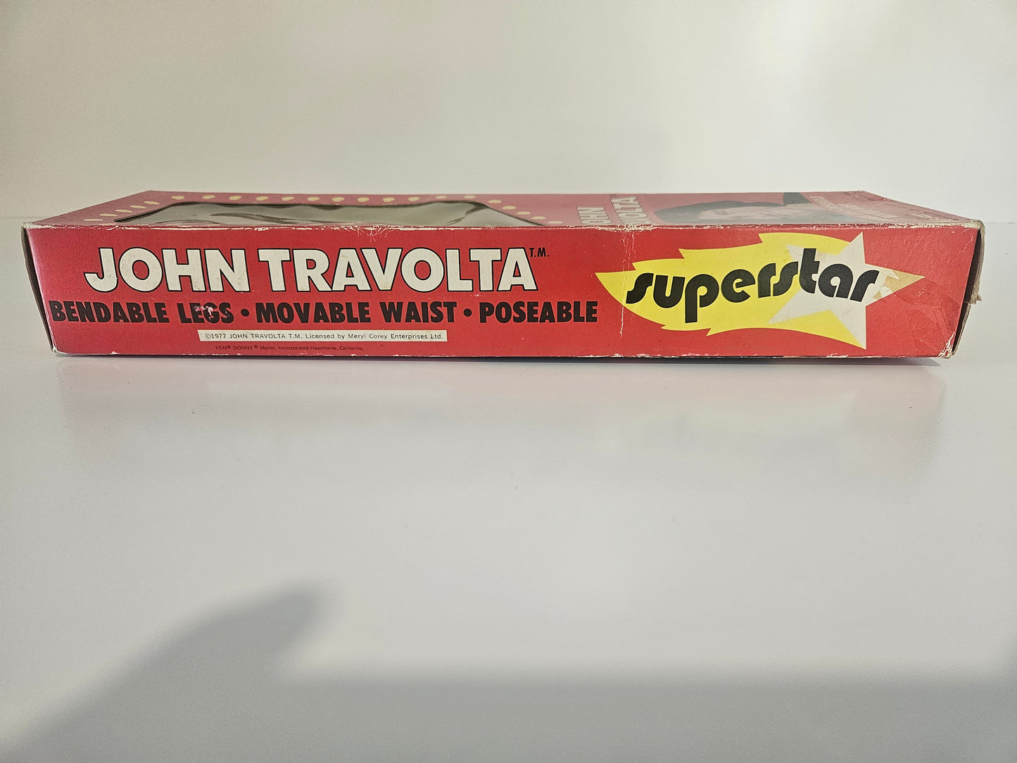 Vintage 1977 Chemtoy John Travolta on Stage Superstar 12" Doll – New in Box