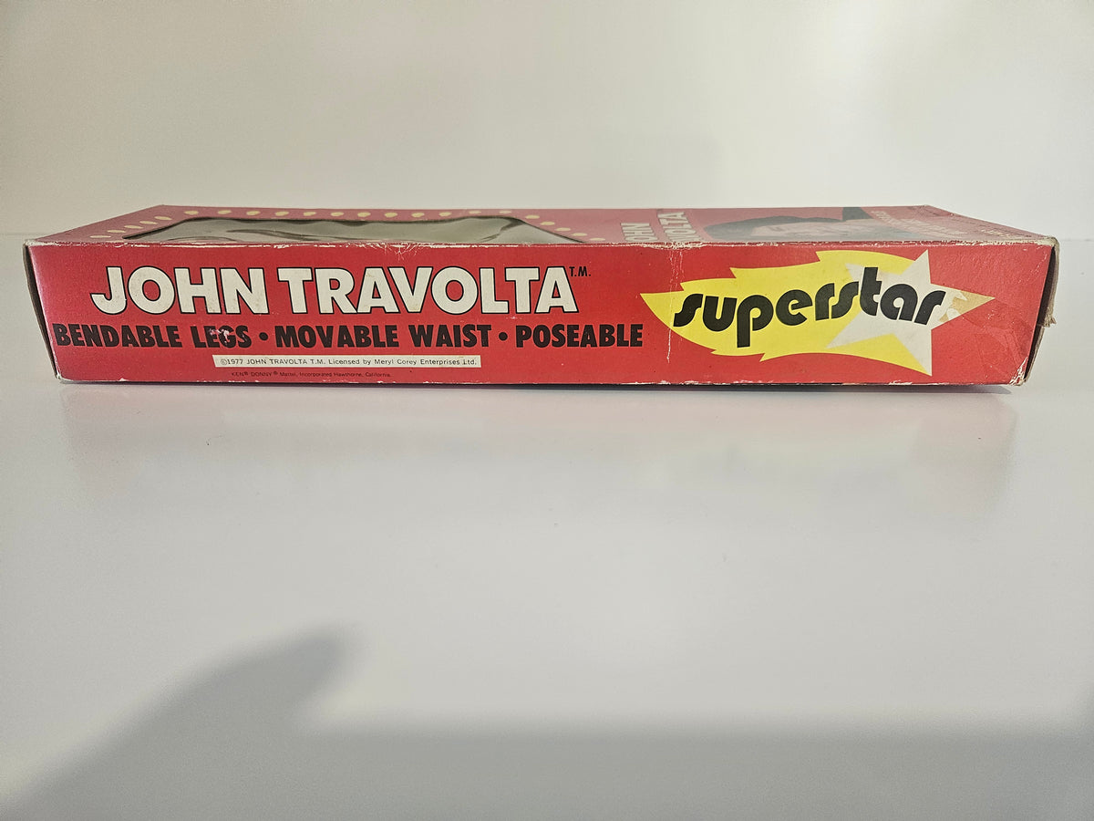 Vintage 1977 Chemtoy John Travolta on Stage Superstar 12" Doll – New in Box
