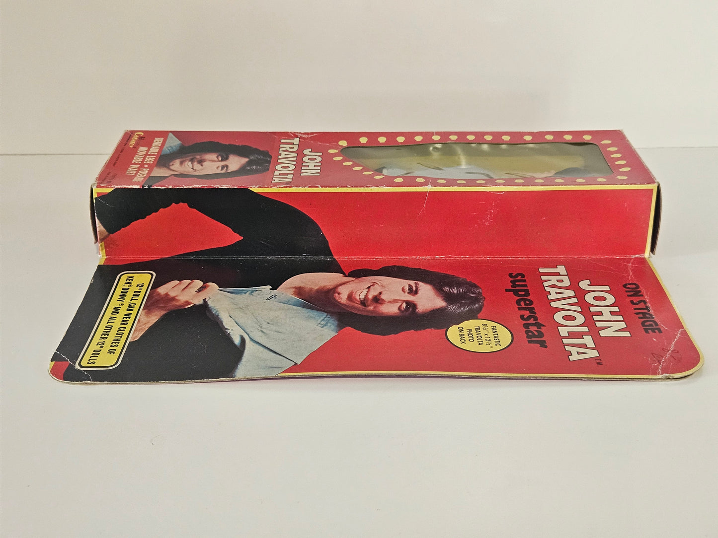 Vintage 1977 Chemtoy John Travolta on Stage Superstar 12" Doll – New in Box