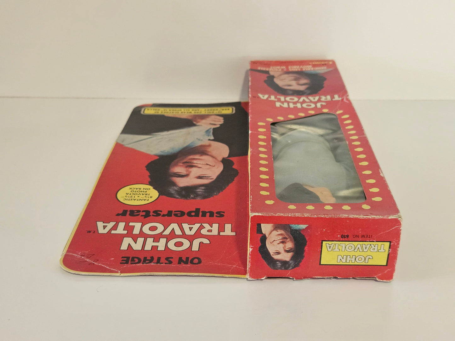 Vintage 1977 Chemtoy John Travolta on Stage Superstar 12" Doll – New in Box