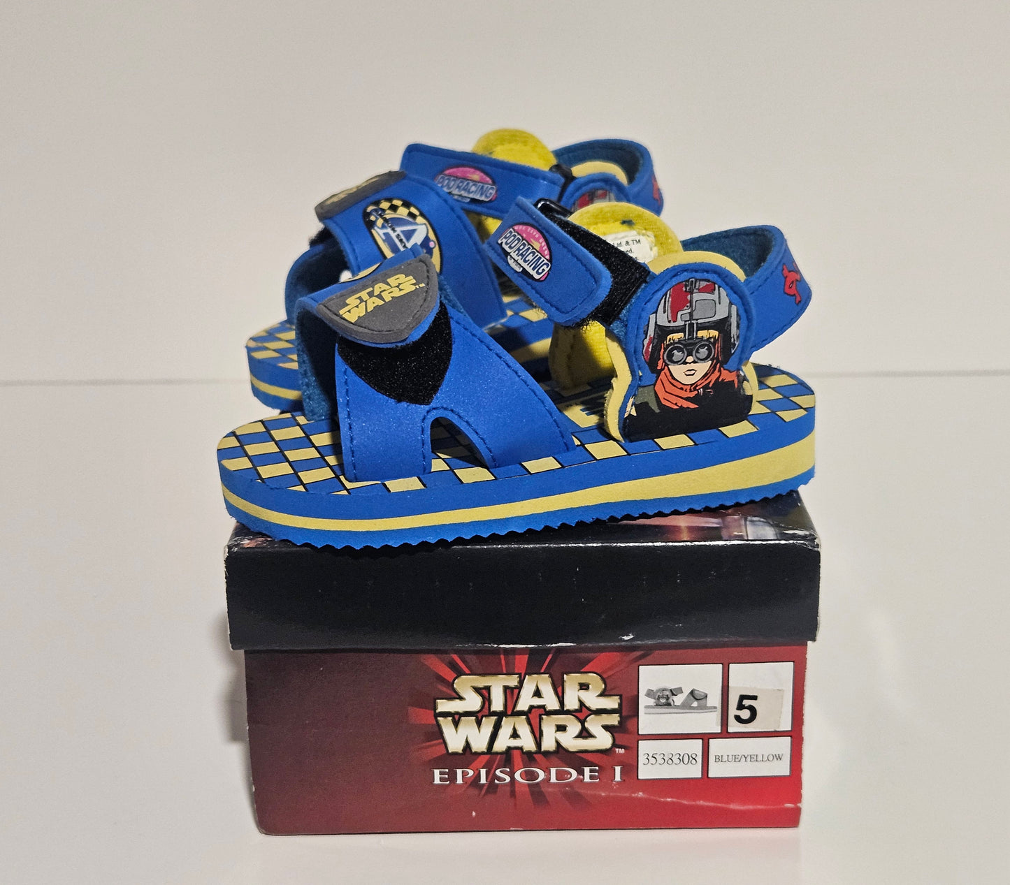 Star Wars Pod Racing Children's Sandals Size 5