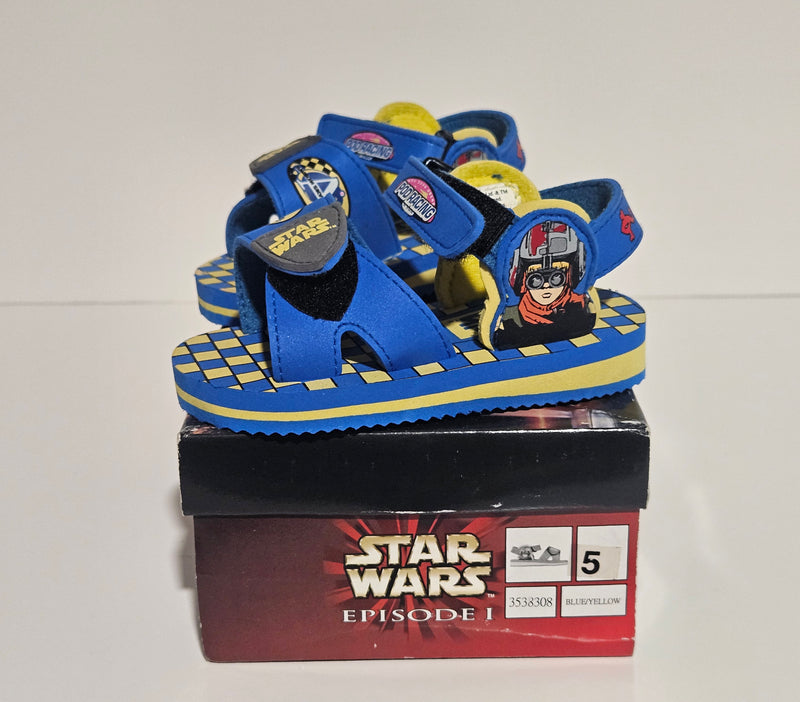 Star Wars Pod Racing Children's Sandals Size 5-2