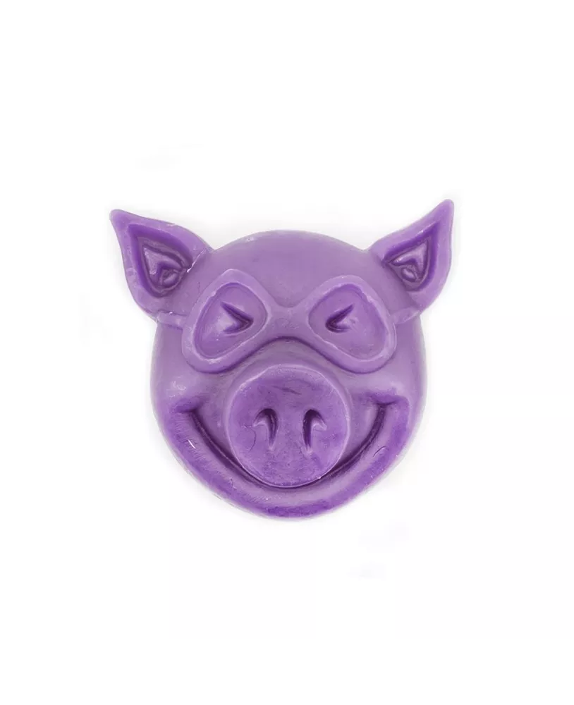 Pig Wheels 'Pig Head' Wax - Purple-1