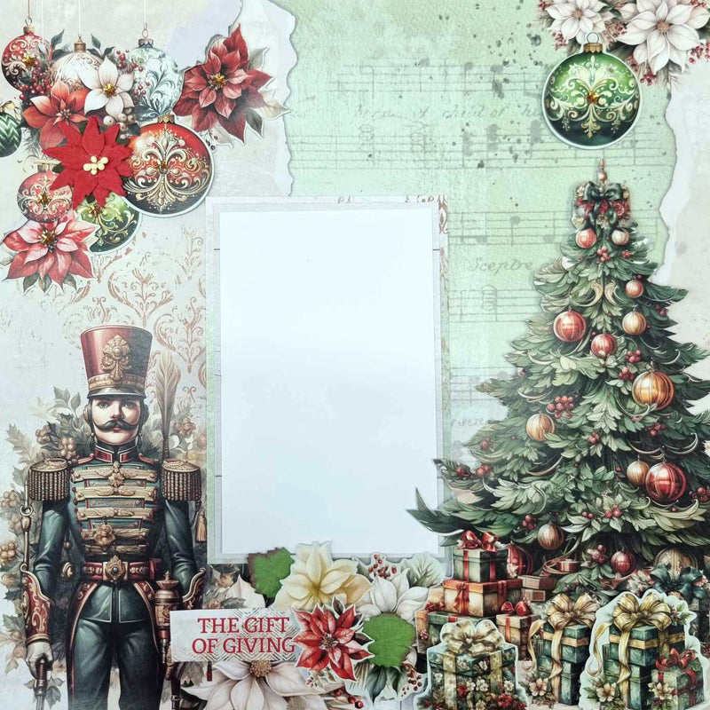 3Quarter Designs Xmas Magic 12x12 Design Paper & Diecuts Set-7