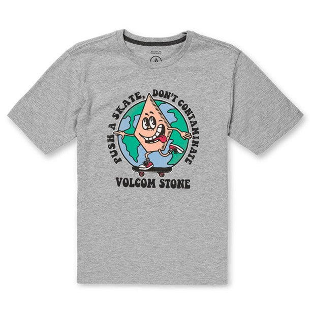 Volcom 'Dont Contaminate' Tee - Grey (KIDS)-1