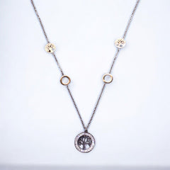 Tree of Life Stainless Steel Necklace Pendants With Long Chain-2
