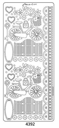 Peel Off Sticker -Marie Eve Bicycle-1