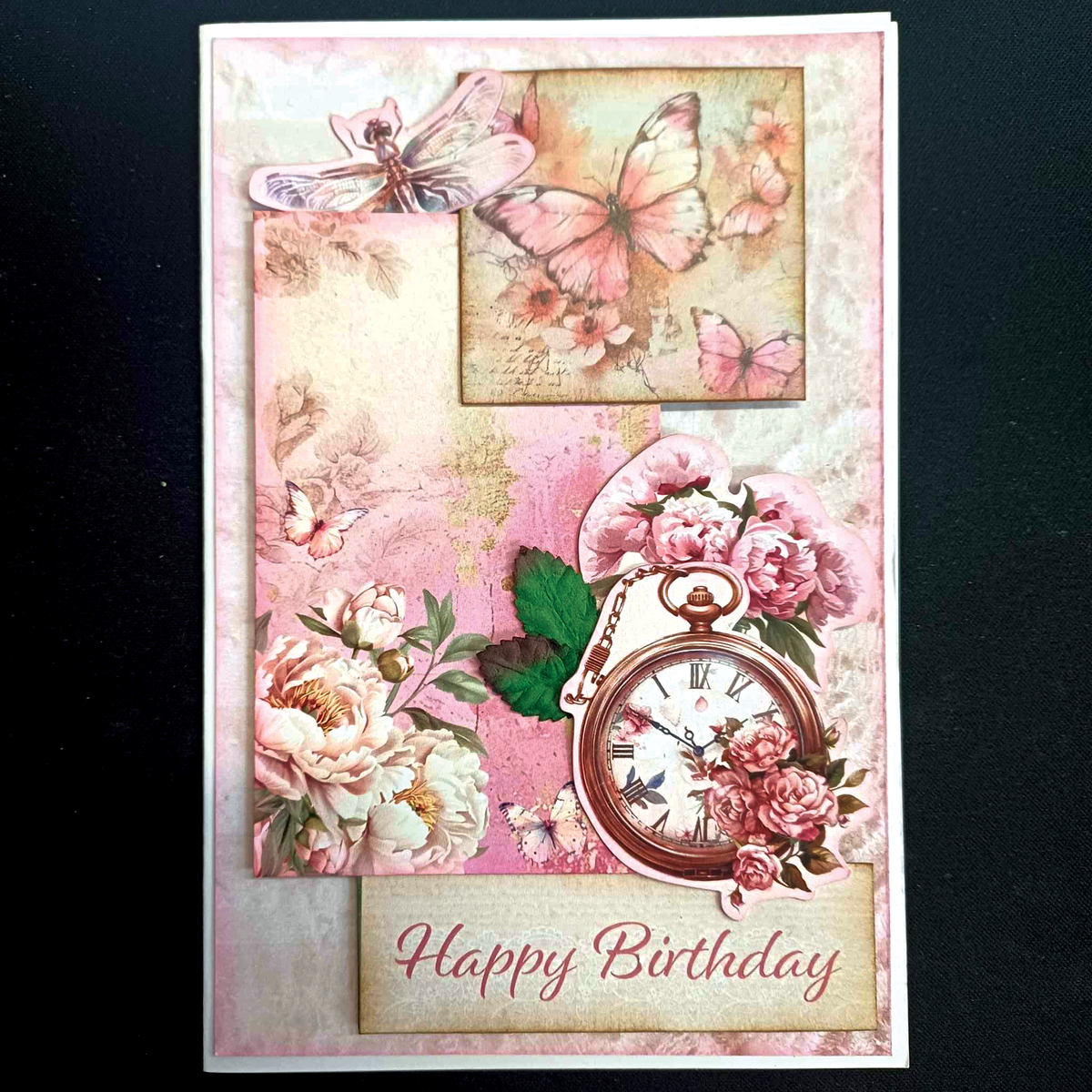 Pochette de 6 cartes 3Quarter Designs Pivoines épanouies 15,2 x 10,2 cm-11