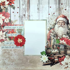 3Quarter Designs Xmas Magic 12x12 Design Paper & Diecuts Set-8