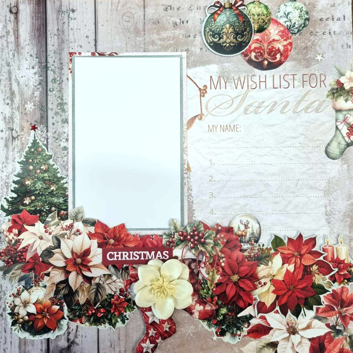 3Quarter Designs Xmas Magic 12x12 Design Paper & Diecuts Set-11