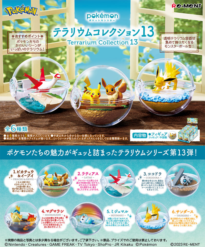 Pokemon Terrarium Collection 13 (1 Random Box) (Re-ment Blind Box)-8