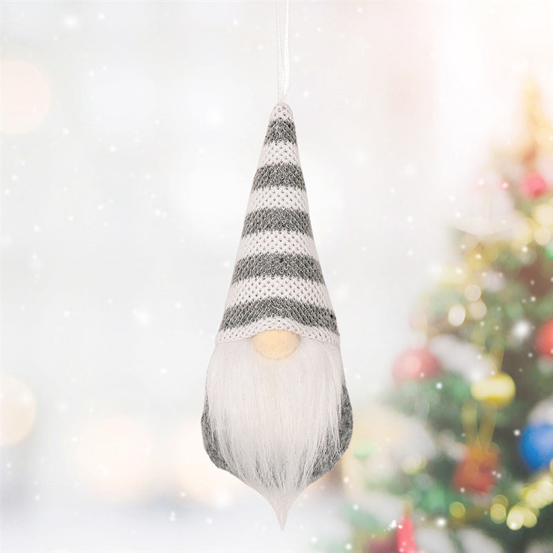 Knitted Christmas Tree Pendant Ornaments – Small Hanging Decor, 3 Styles-11