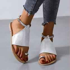 Mid buckle beach shoes-1