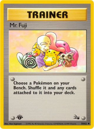 Mr. Fuji 58/62 - Fossil 1st Edition-1