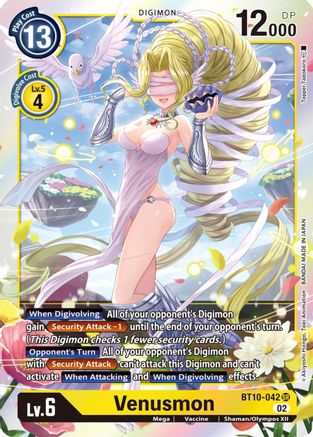Venusmon (BT10-042) - Xros Encounter Foil-1