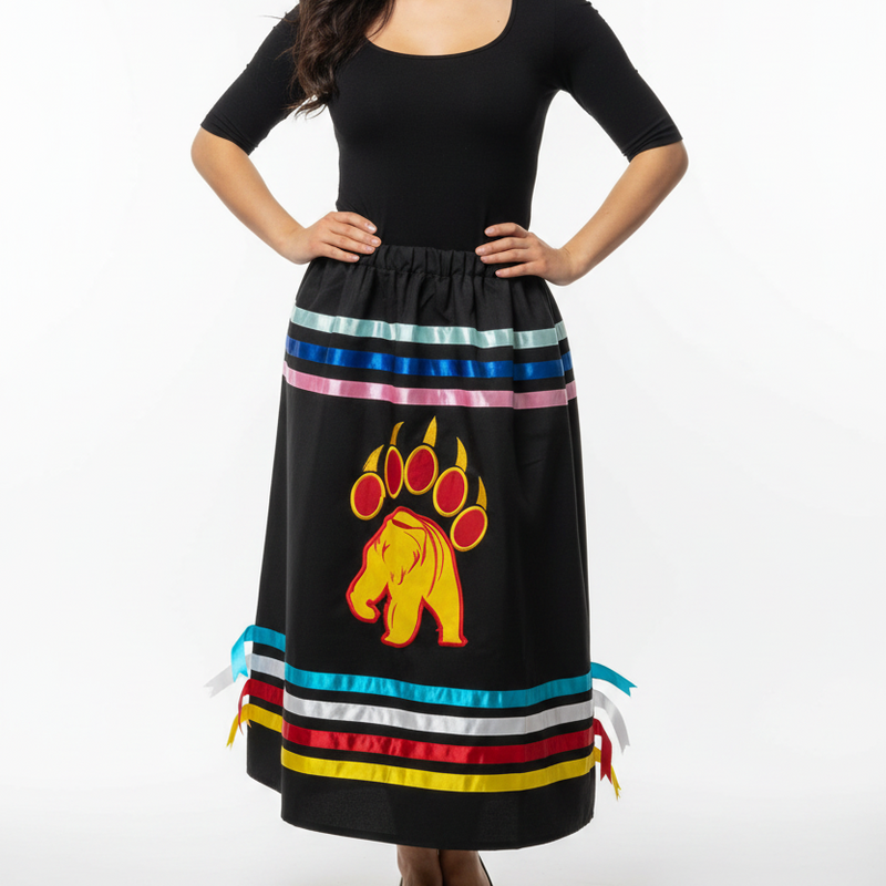 Trail of the Bear Ribbon Skirt-5