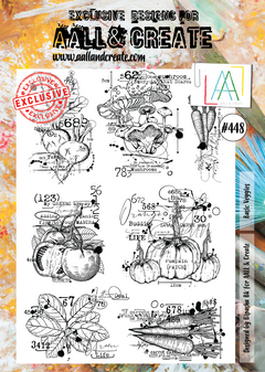 AALL and Create Stamp Set - 448 - Basic Veggies-1