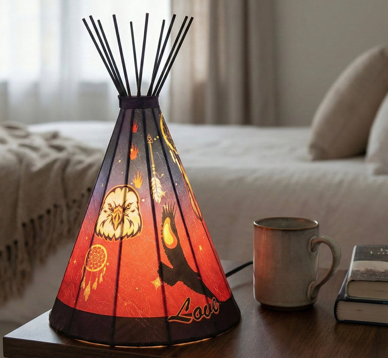 Teepee Table Lamp Eagle-1