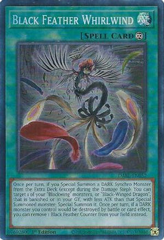 Black Feather Whirlwind (DABL-EN052) - Darkwing Blast 1st Edition-1