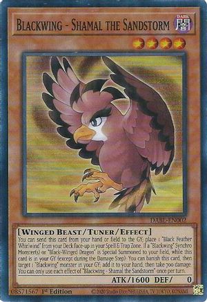 Blackwing - Shamal the Sandstorm (DABL-EN002) - Darkwing Blast 1st Edition-1