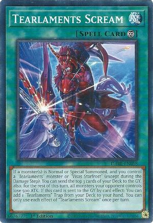 Tearlaments Scream (DABL-EN058) - Darkwing Blast 1st Edition-1