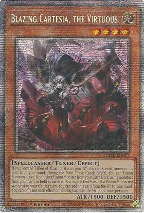 Blazing Cartesia, the Virtuous (Starlight Rare) (DABL-EN011) - Darkwing Blast 1st Edition