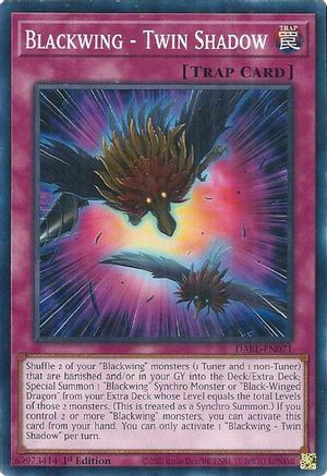 Blackwing - Twin Shadow (DABL-EN071) - Darkwing Blast 1st Edition-1