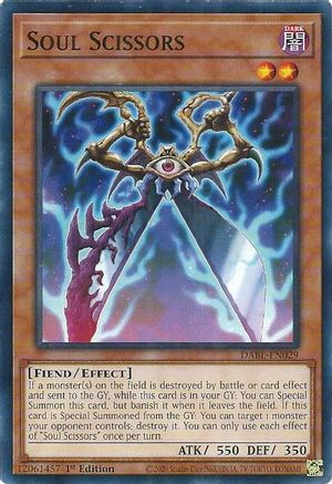 Soul Scissors (DABL-EN029) - Darkwing Blast 1st Edition-1
